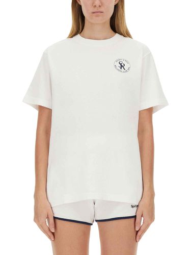 Sporty & rich t-shirt with logo - sporty & rich - Modalova