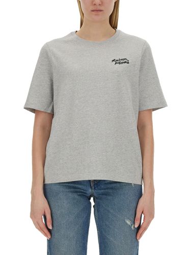 Maison kitsuné t-shirt with logo - maison kitsuné - Modalova