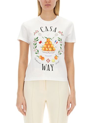 Casablanca slim fit t-shirt - casablanca - Modalova