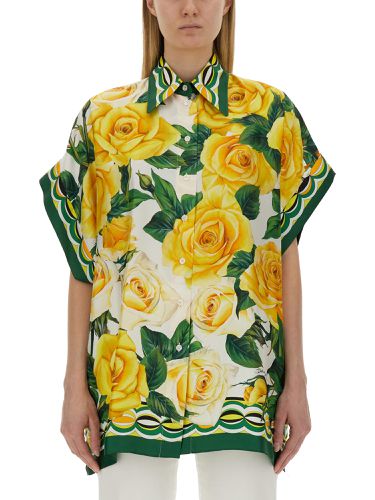 Dolce & gabbana flower print shirt - dolce & gabbana - Modalova