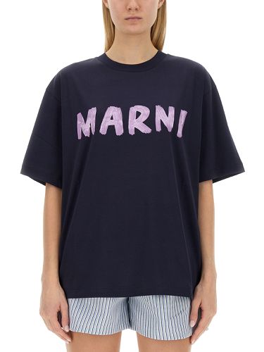 Marni t-shirt with logo - marni - Modalova