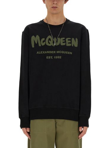 Sweatshirt with logo - alexander mcqueen - Modalova