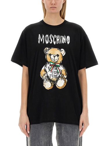Moschino teddy print t-shirt - moschino - Modalova