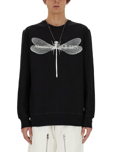 Dragonfly" sweatshirt - alexander mcqueen - Modalova