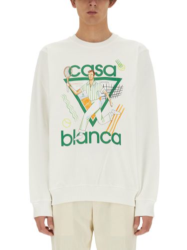 Casablanca sweatshirt with logo - casablanca - Modalova