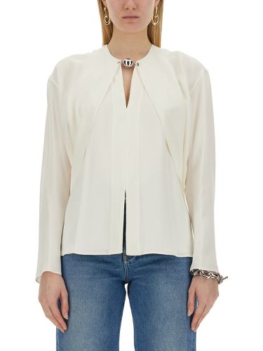 Rabanne blouse with chain detail - rabanne - Modalova