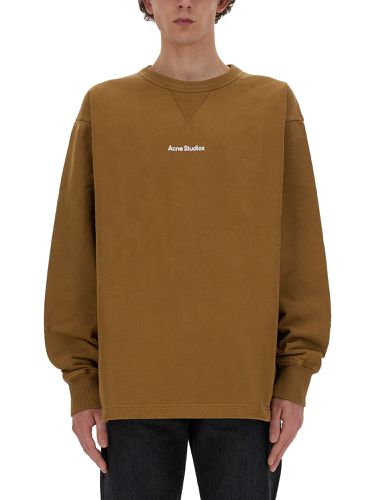 Acne studios sweatshirt with logo - acne studios - Modalova