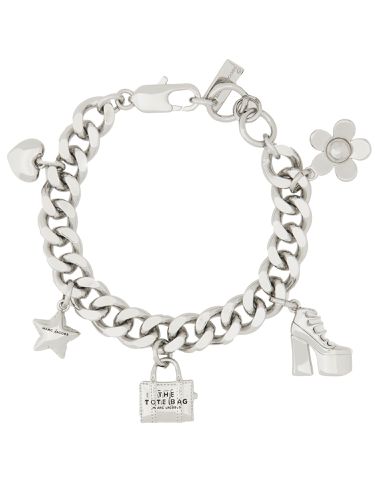 The mini icon charm" chain bracelet - marc jacobs - Modalova