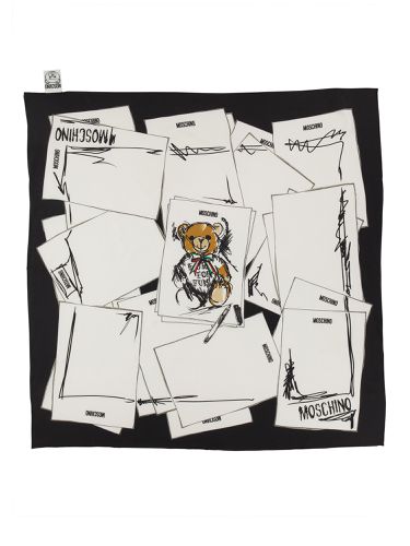 Moschino silk scarf - moschino - Modalova