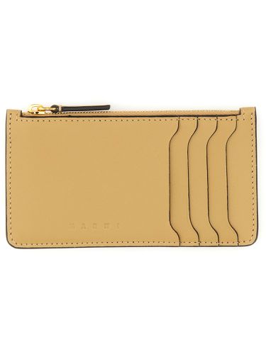 Marni card holder with logo - marni - Modalova