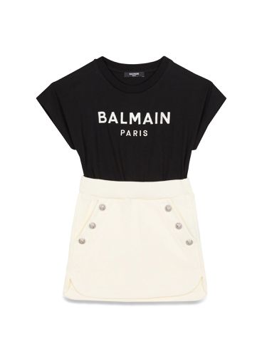 Balmain jesrsey dress - balmain - Modalova