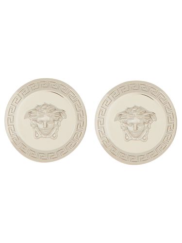 Tribute "medusa" stud earrings - versace - Modalova