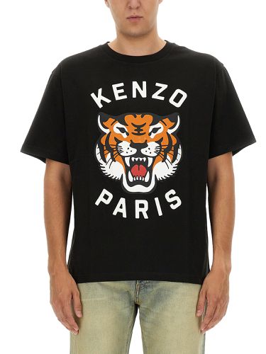 Kenzo tiger logo t-shirt - kenzo - Modalova