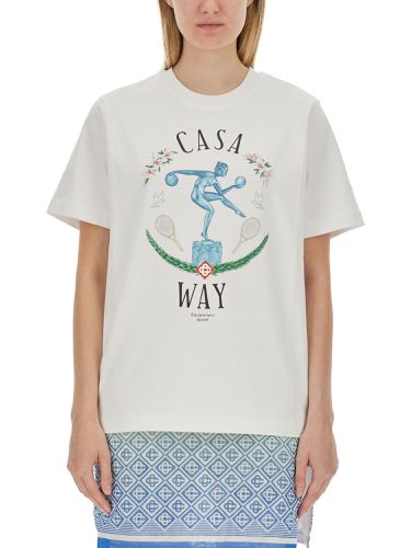 Casablanca t-shirt with logo - casablanca - Modalova