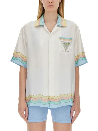 Casablanca shirt with logo - casablanca - Modalova