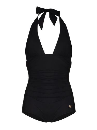 One piece swimsuit with logo - dolce & gabbana - Modalova