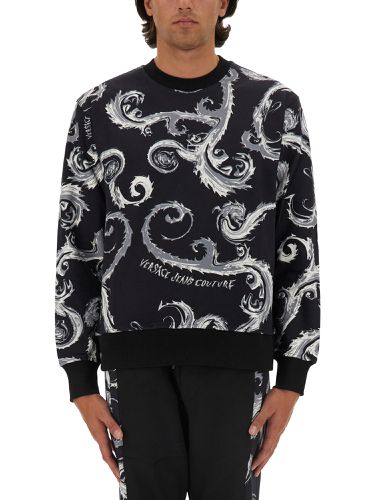 Sweatshirt with logo - versace jeans couture - Modalova