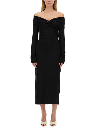 Dress with knot - rotate birger christensen - Modalova