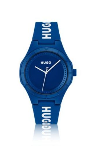 Montre avec bracelet en silicone logoté - HUGO - Modalova