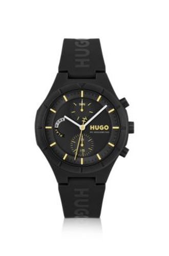 Montre avec bracelet en silicone logoté - HUGO - Modalova