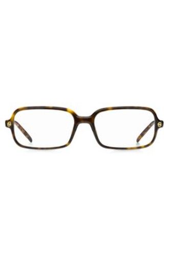 Lunettes de soleil en acétate Havana avec monogrammes Double B - Boss - Modalova