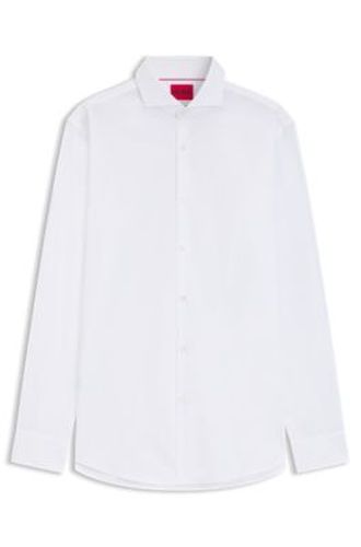 Chemise Slim Fit en coton à manches très longues - HUGO - Modalova