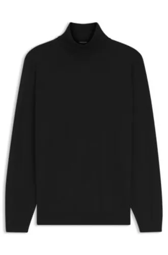Pull Slim en laine mérinos extra fine à col cheminée - Boss - Modalova