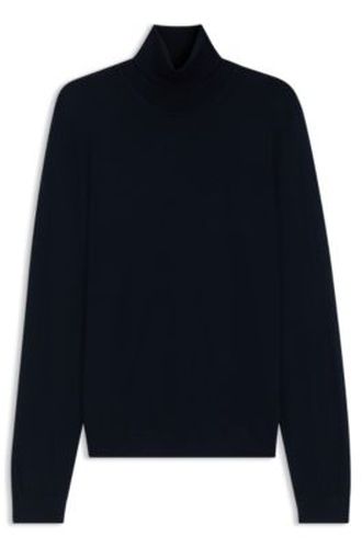 Pull Slim en laine mérinos extra fine à col cheminée - Boss - Modalova