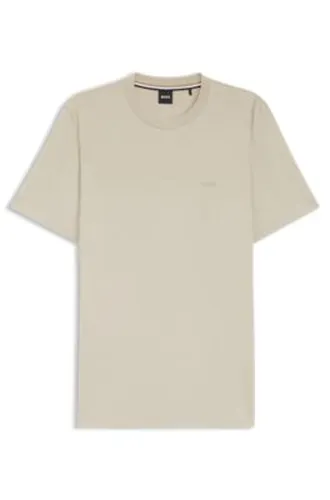 T-shirt en jersey de coton avec logo - Boss - Modalova