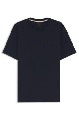 T-shirt en jersey de coton avec logo - Boss - Modalova