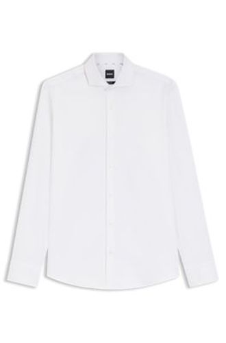 Chemise Regular Fit en twill de coton stretch facile à repasser - Boss - Modalova