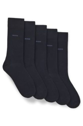 Lot de cinq paires de chaussettes mi-mollet - Boss - Modalova