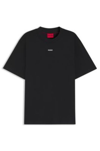 T-shirt en jersey de coton - HUGO - Modalova