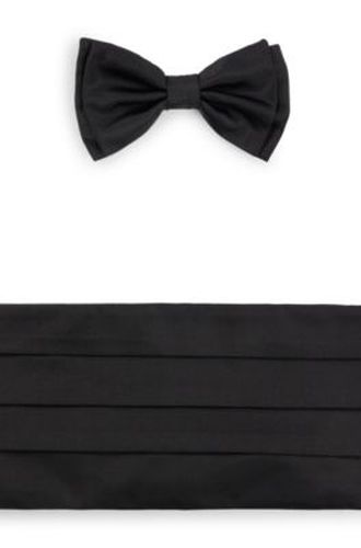 Nœud papillon et cummerbund en soie - Boss - Modalova