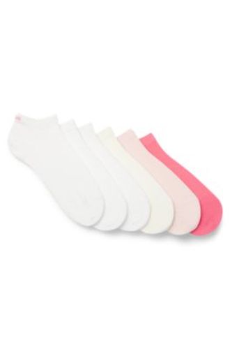 Lot de six paires de chaussettes basses - HUGO - Modalova