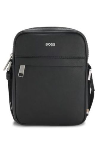 Sac reporter avec bandoulière à logo - Boss - Modalova