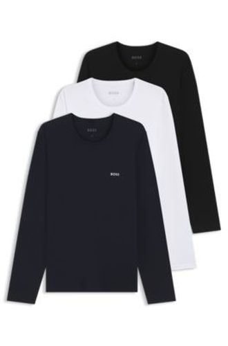 Lot de trois tops de sous-vêtements à manches longues - Boss - Modalova