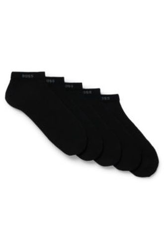Lot de cinq paires de chaussettes basses en coton mélangé - Boss - Modalova