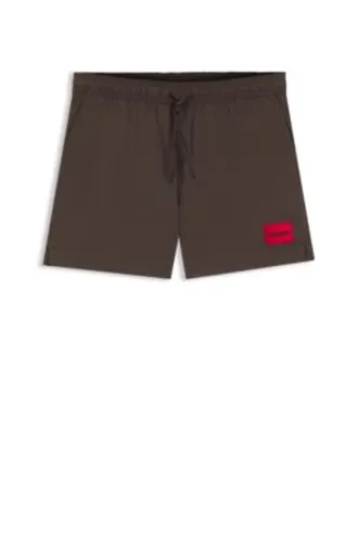 Short de bain avec étiquette logotée - HUGO - Modalova