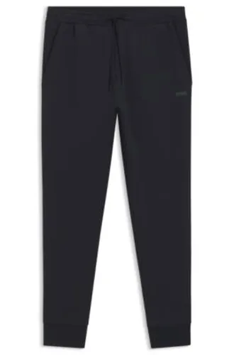 Bas de survêtement en coton stretch avec logo imprimé - Boss - Modalova