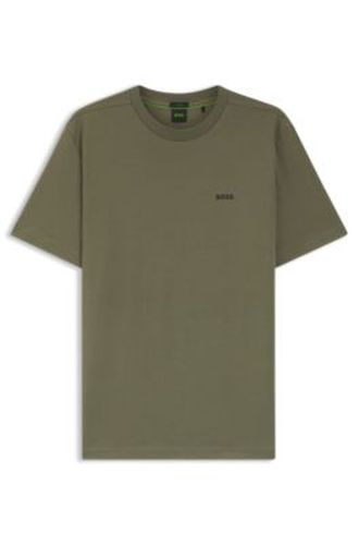 T-shirt en coton stretch - Boss - Modalova
