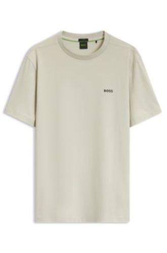 T-shirt en coton stretch - Boss - Modalova