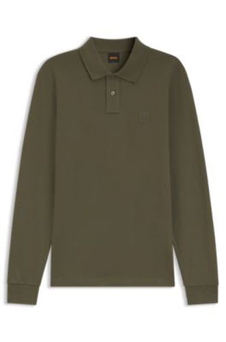 Polo Slim en piqué de coton stretch - Boss - Modalova