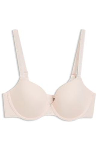 Soutien-gorge à armatures en jersey stretch avec bretelles logotées - Boss - Modalova