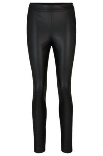 Pantalon Skinny Fit à taille haute et fermeture éclair latérale - Boss - Modalova