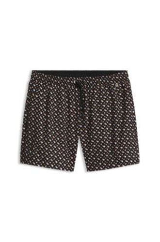 Short de bain entièrement doublé en tissu à séchage rapide à imprimé monogramme - Boss - Modalova