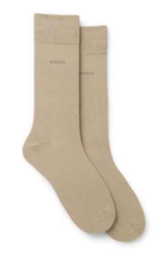 Lot de deux paires de chaussettes mi-mollet - Boss - Modalova
