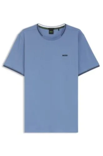 T-shirt en piqué de coton - Boss - Modalova