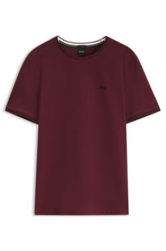 T-shirt en piqué de coton - Boss - Modalova