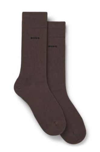 Lot de deux paires de chaussettes de longueur régulière en mélange de bambou - Boss - Modalova